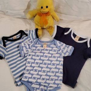 onesie bundle 6 mos Haper Canyon blue